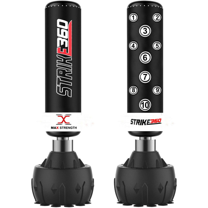 Вільностоячий боксерський мішок Target Heavy Duty для спарингу, ММА, фітнесу та кікбоксингу, з підставкою на присосках (1,2 м, 1,5 м, 1,8 м)