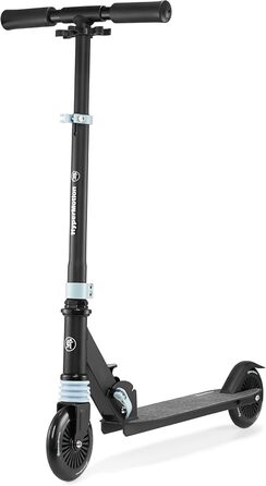 Дитячий самокат HyperMotion Wally, складаний, для дітей 4-9 років, двоколісний, амортизатор, регульований кермо, гумові колеса 125 мм