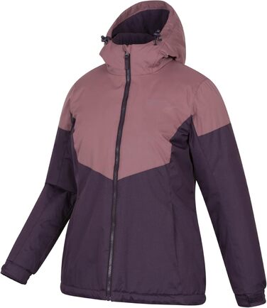 Жіноча гірськолижна куртка Mountain Warehouse Moon - водонепроникна, з мікрофлеєвою ізоляцією, тепла, з регульованою капюшоном - для катання на лижах та сноуборді (40, світло-рожевий)
