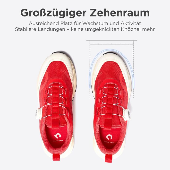 Дитячі кросівки Happy Nochnoc All-MAX для хлопчиків та дівчаток – легкі, дихаючі спортивні кросівки з високою амортизацією для тенісу, відпочинку та тренувань. Кольори: Сакура Роза, Білий, Вогняний Червоний (34 EU)