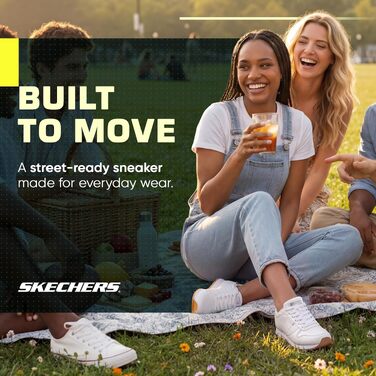 Жіночі високі кросівки Skechers OG 85 Old School Cool білого кольору з глітерним сріблястим оздобленням, розмір 41 EU