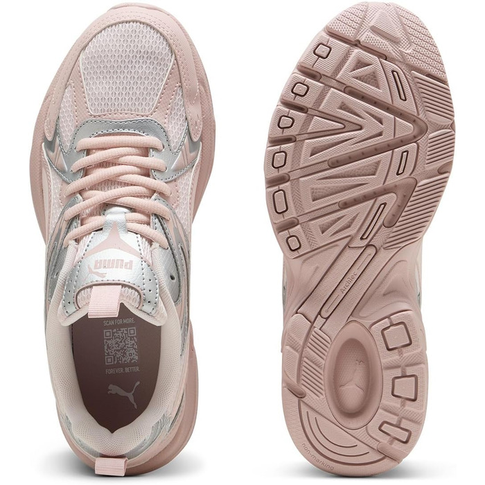 Кросівки PUMA Milenio Tech для дорослих, колір Mauve Mist (бузковий) з квітковим принтом, розмір 38 EU