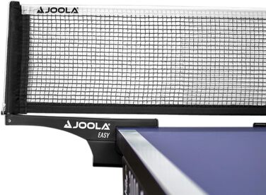 Сітка для настільного тенісу JOOLA Easy-Indoor, регульована, чорна, 183×15,25 см, для аматорського спорту