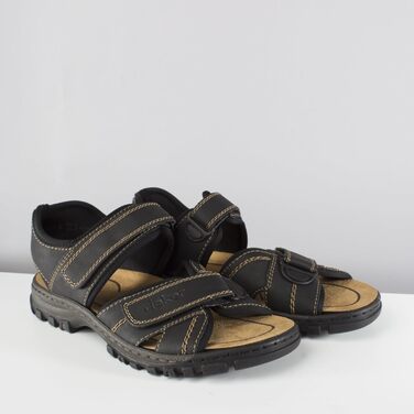 Чоловічі сандалії Rieker, 44 EU, чорного кольору