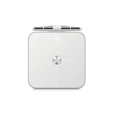 SPC Atenea Fit Pro – Розумні ваги для аналізу складу тіла з 8 електродами, біоімпедансним вимірюванням жиру, м'язів, 28 показниками, професійною точністю та синхронізацією з додатком