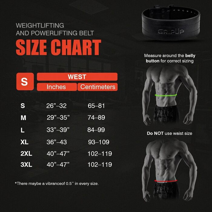 Пояс для важкої атлетики GripUp 10 мм, з натуральної шкіри, 4