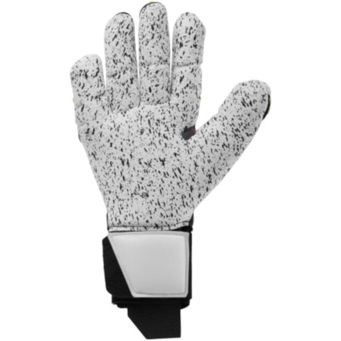 Воротарські рукавички Uhlsport Prediction Supergrip+ Finger Surround для дітей та дорослих, розмір 8.5, сині/білі/жовті, для футболу