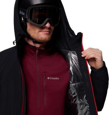 Куртка гірськолижна Columbia Powder Prime чоловіча, чорна (S) - оригінал