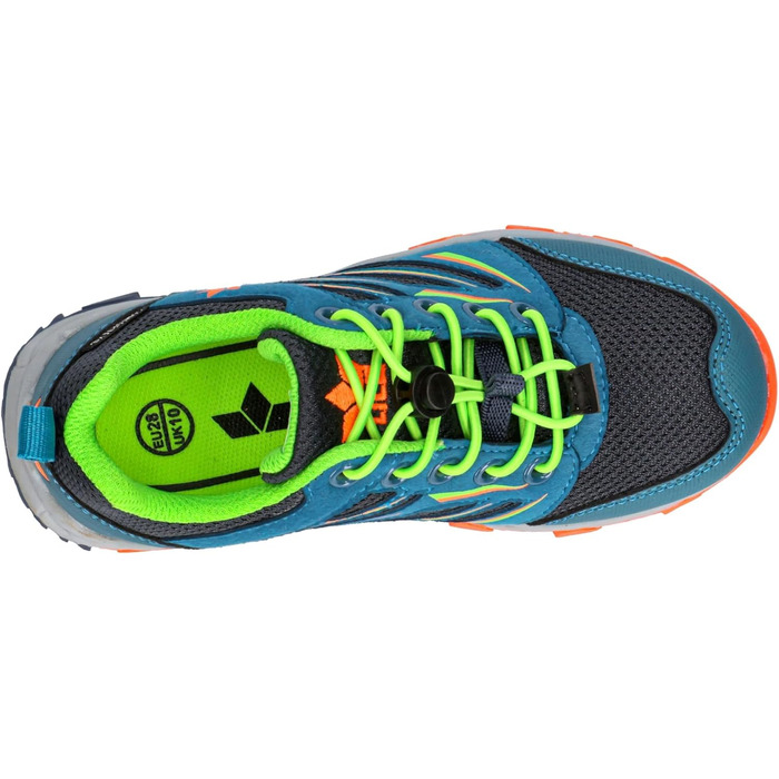 Дитячі трекінгові черевики Lico Bendigo для хлопчиків та дівчаток, сірі, рожеві, блакитні (26 EU, Petrol Lemon Orange)