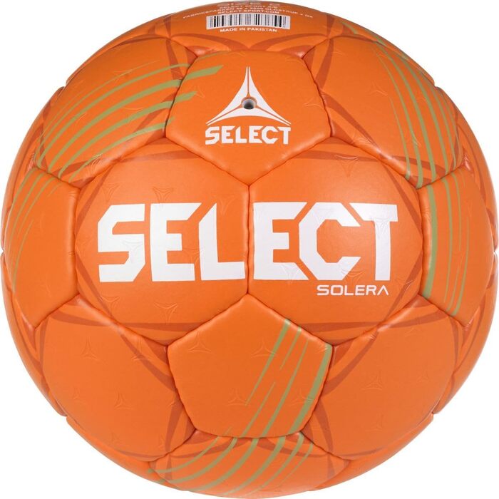 М'яч для гандболу Select Solera v24, розмір 2, помаранчево-зелений