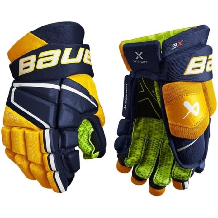 Хокейні рукавички Bauer Vapor 3X Junior 10 дюймів чорні/білі