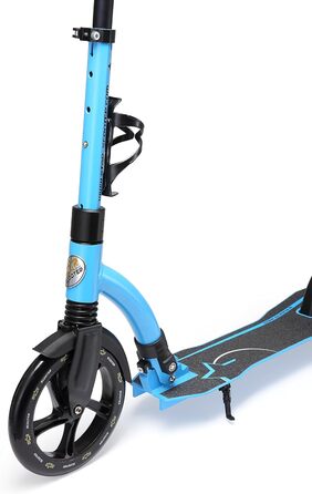Самокат дитячий та дорослий STAR SCOOTER алюмінієвий, колеса 230мм, блакитний