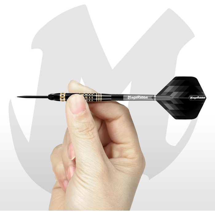 Дарти сталеві професійні 21г (3 шт.) з металевими наконечниками, алюмінієвими стеблами та пір'ями - набір для гри в дартс