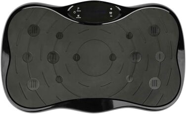 Вібраційна платформа Supfine з еластичними стрічками, 5 режимів, 95 рівнів, LCD-дисплеєм, до 120 кг, для дому, чорна