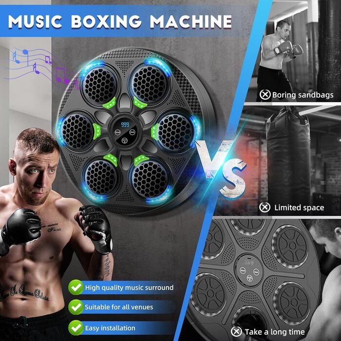 YORWHIN Bluetooth-колонка для дому, спортзалу, фітнесу, тренувань у приміщенні