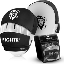 FIGHTR® Преміум лапи для боксу та єдиноборств з ідеальною амортизацією і стабільністю, у комплекті з сумкою | Фокус-пади для боксу, MMA, Муай Тай
