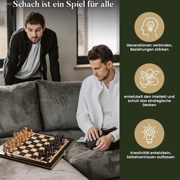 Шахи та шашки Master of Chess Olympic 35 см, турнірний набір з дерева, вишня, для дорослих і дітей