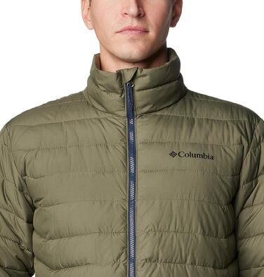 Чоловіча утеплена куртка Columbia Powder Lite II, темно-синій колір Collegiate Navy, розмір M