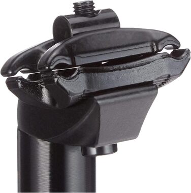 Сідло FISCHER Memory Foam з пам'яті ефектом | Зняття тиску завдяки вставці з піни | Для трекінгу та MTB (City, комплект з підсідельним штирем, чорне)