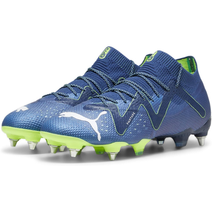 Футбольні бутси PUMA Future Ultimate Mxsg (35.5 EU) – унісекс, кольори: Persian Blue, Puma White, Pro Green