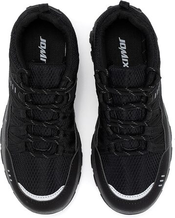 Жіночі трекінгові черевики JOMIX - Легкі черевики для хайкінгу, трекінгу та альпінізму. Зручні, дихаючі, з антиковзкою підошвою (40 EU, Чорний)