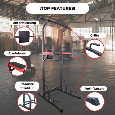 Мультифункціональна силова станція Mobiclinic MultiFit, турнік-бруси, до 200 кг, регульована висота і спинка, для дому, європейський бренд