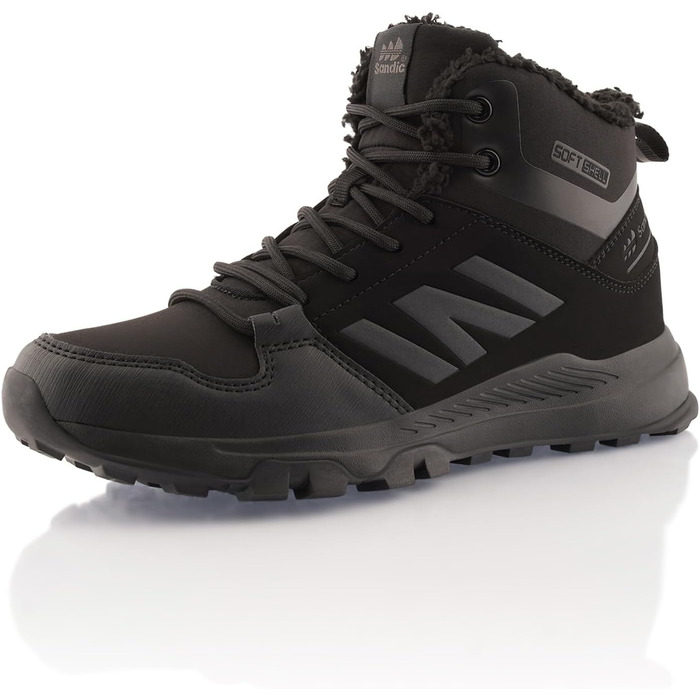 Черевики для ходьби жіночі та чоловічі, зимові, утеплені, Softshell, бренду Fusskleidung® (41 EU). Кольори: бежевий, чорний, зелений