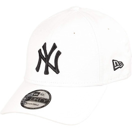 Кепка New Era MLB 9Forty з регульованим розміром, бейсболка з логотипом NY/LA, однорідний розмір, Нью-Йорк Янкиз - Біло-Чорна