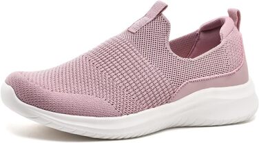 Жіночі кросівки для ходьби та тенісу TIOSEBON, дихаючі, легкі, slip-on, Mauve (42 EU)