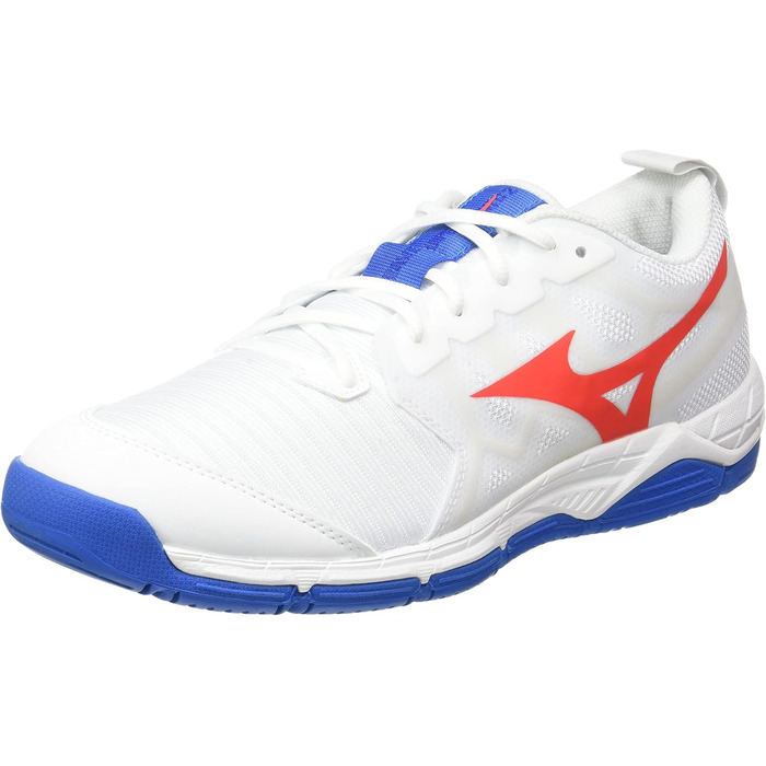 Волейбольне взуття Mizuno Wave Supersonic 2 для чоловіків, 42 EU, білий, Irred French Blue