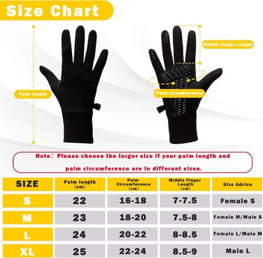 Рукавички сенсорні для велоспорту, чорні. Чоловічі/жіночі, нековзкі, вітронепроникні, для велосипеда, бігу, катання, лижного спорту. Зимові рукавички.