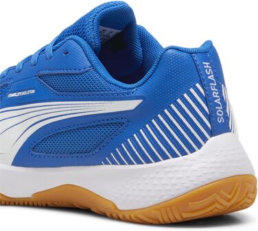 Дитячі унісекс кросівки для залу Puma Solarflash III Jr Indoor Court Shoe, синій/білий, розмір 28 EU