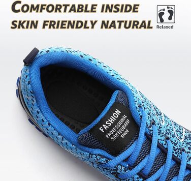 Чоловічі кросівки ASHION: дихаючі, легкі, для бігу та повсякденного носіння, розмір 43 EU, блакитні