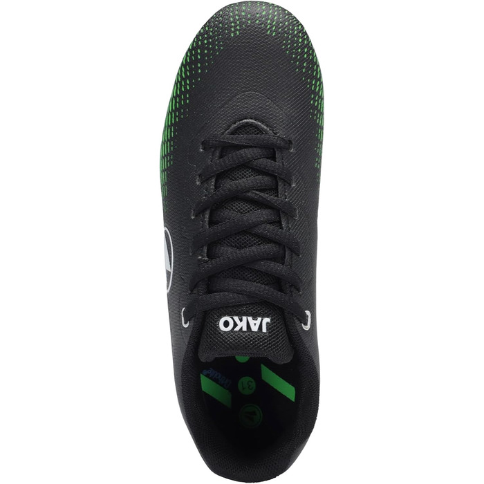 Спортивне взуття JAKO J-SFG Skill Fußballschuh, 39 EU, Неоновий зелений/Чорний