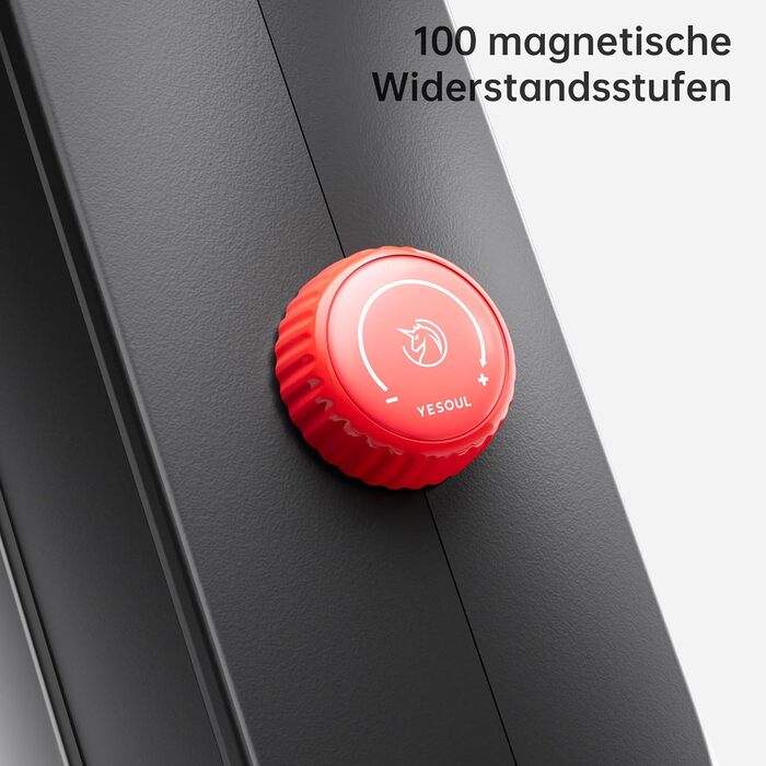 YESOUL R1 Plus: Гребний тренажер для дому з 21.5' FHD екраном, 360° обертанням, магнітним опором та 100 рівнів навантаження