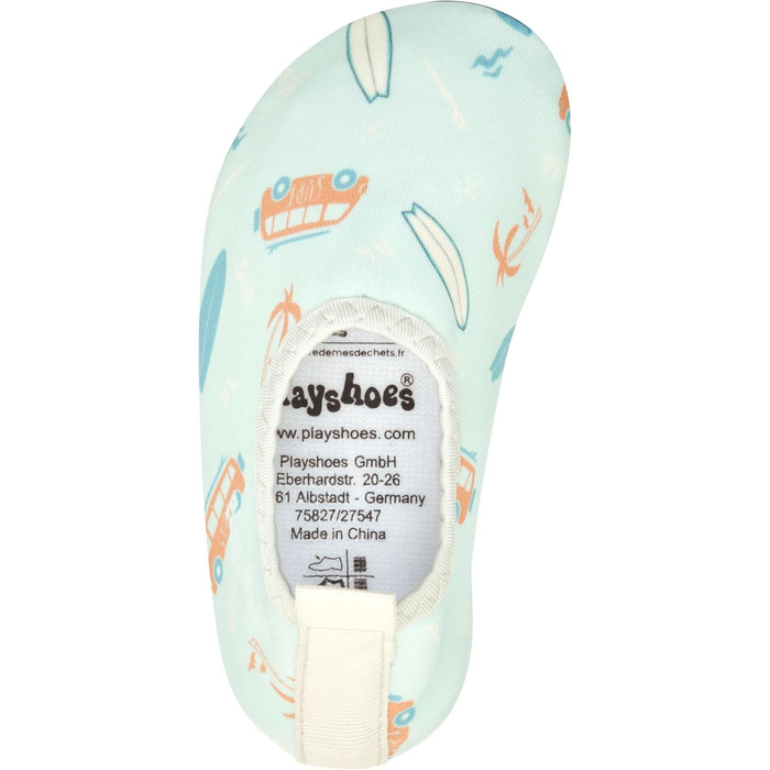 Playshoes Дитячі аквашузи для хлопчиків та дівчаток (24/25 EU, Surf Bus)