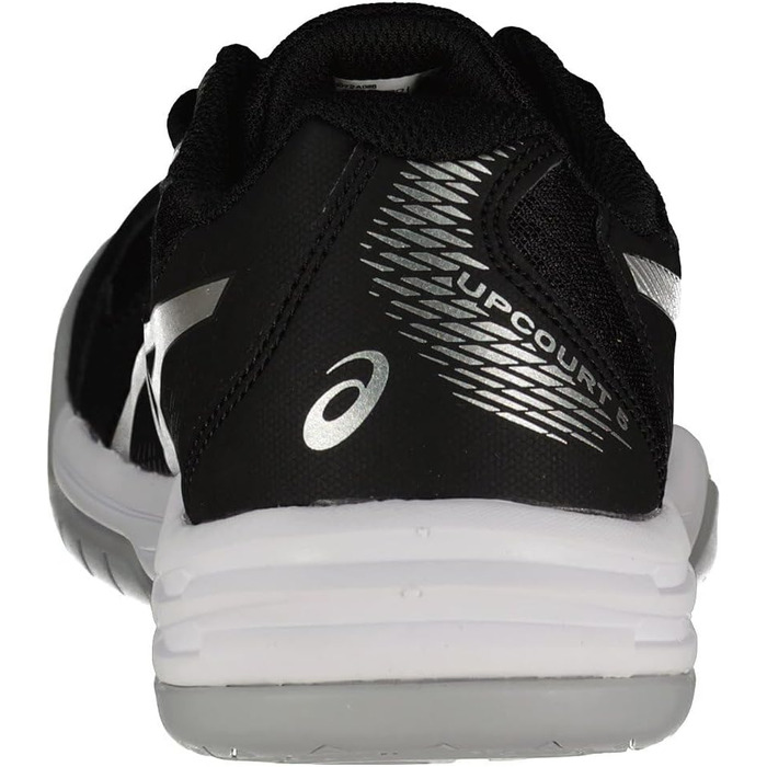 Волейбольне взуття ASICS Upcourt 5 для жінок, білий, бірюзовий, 40 EU (44.5 EU, чорний, чисте срібло)