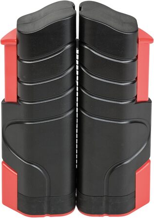 Набір для пінг-понгу Idena 40201 для початківців: ракетка з прямим дерев'яним руків'ям, гладка та з гумою, чорний/червоний