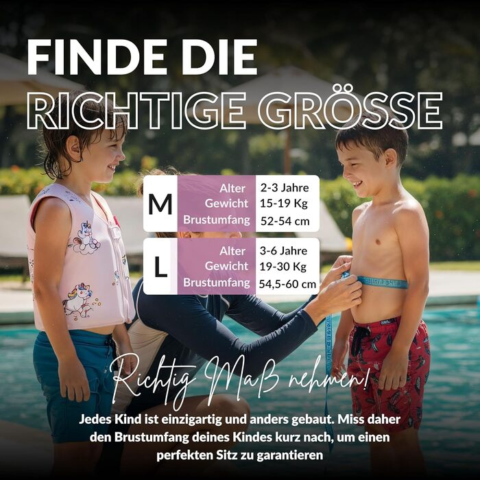 Дитячий рюкзак NOARD Kinder Schwiweste з 40+ нашивками для персоналізації, різні дизайни та розміри, 15–30 кг, 2–6 років, сертифікований EN 13138-1:2021 для безпечного навчання ходьбі, Siply green (L, Fantasy Friends)