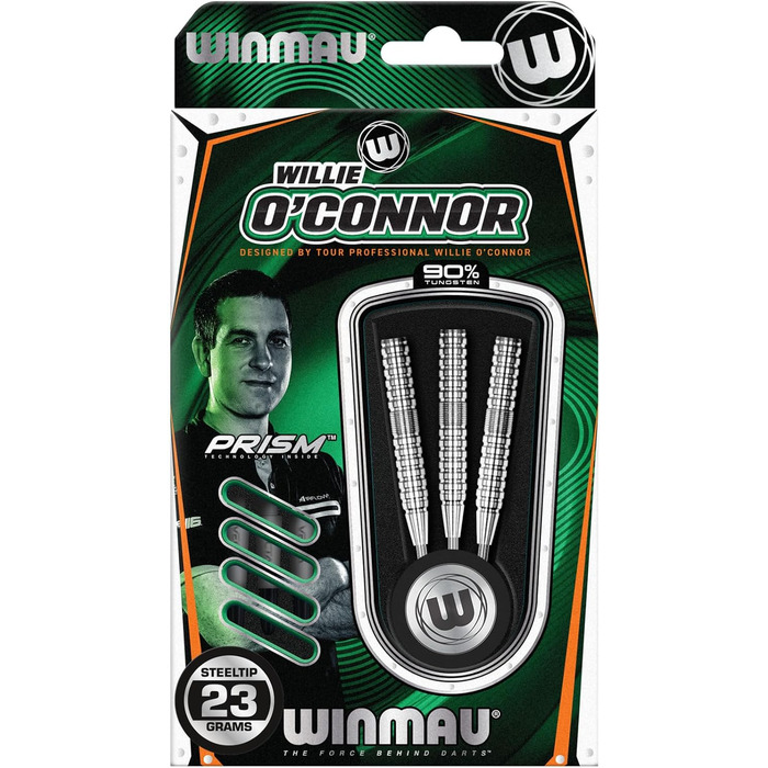 Дротики для дартсу WINMAU William O'Connor 90% сталь