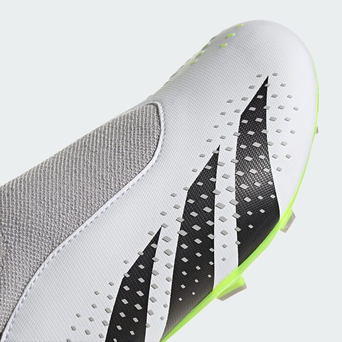 Бутси для футболу Adidas Predator Accuracy.3 Laceless Firm Ground, 38 EU, Cloud White/Core Black/Lucid Lemon