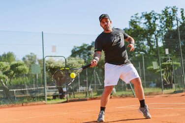 Тенісний ракетоподібник Babolat для дорослих, готовий до гри, сірий/жовтий