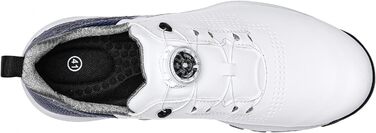 Жіночі гольф-туфлі з шипами, водонепроникні та легкі. Білий колір (41 EU, Синій)