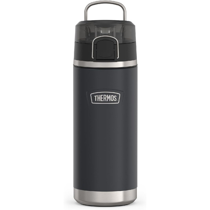 Термосова пляшка для води THERMOS ICON 530 мл, граніт, нержавіюча сталь, вакуумна ізоляція, з кришкою та носиком