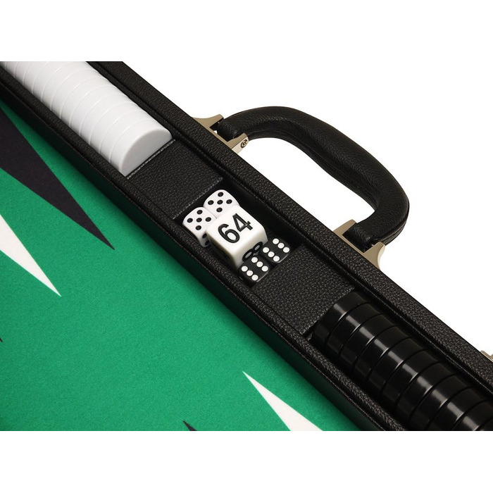 Набір для гри в шашки Silverman & Co. Преміум-клас, 48 x 64 см, чорний з білими та чорними точками, для дорослих та дітей від 6 років