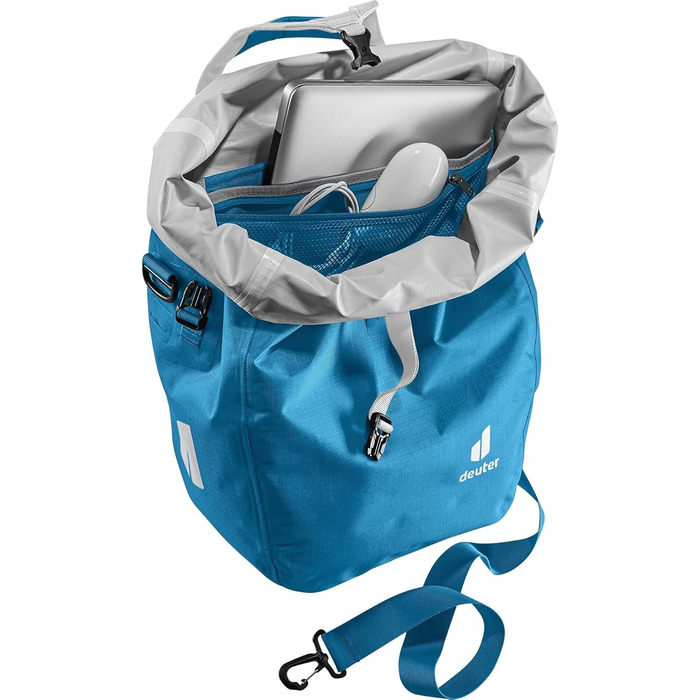 Велосумка Deuter Weybridge 25+5 л, водонепроникна, на задній багажник, Reef