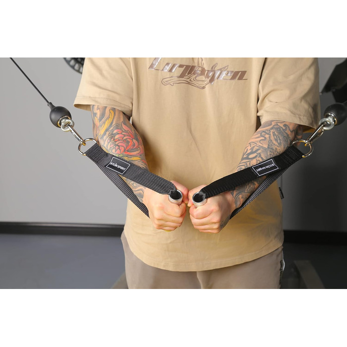 Набір аксесуарів для тренажерів KYLIN SPORT: гумки, ручки, карабіни, ремені, фітнес-петлі