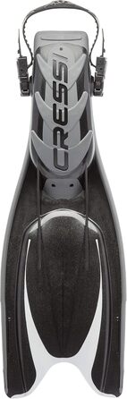 Ласти Cressi Frog Plus для дорослих M/L (41/44) чорний/сріблястий