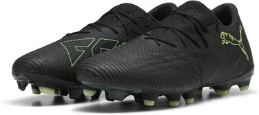 Бутси футбольні PUMA Future 8 Match Low Fg/Ag, 47 EU, Puma Black/Fizzy Light Green, для гри на траві та штучному покритті