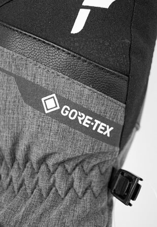 Чоловічі зимові рукавички Reusch Fergus Gore-Tex, водонепроникні та дихаючі, чорні/сірі, розмір 9.5
